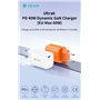 Carica Batterie Caricabatterie dinamico GaN Ultra6 PD da 40 W (max 60 W) Bianco