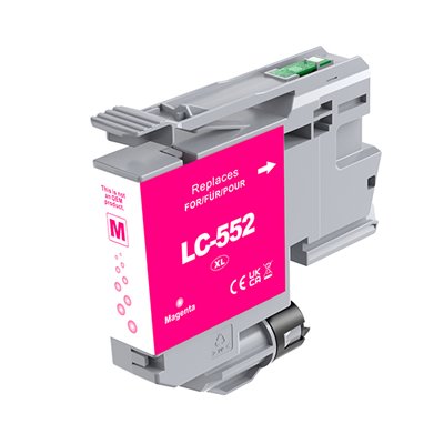 Pigment Magenta Com Brother MFC-J3660DW,J3960DW-1.5kLC552XLM