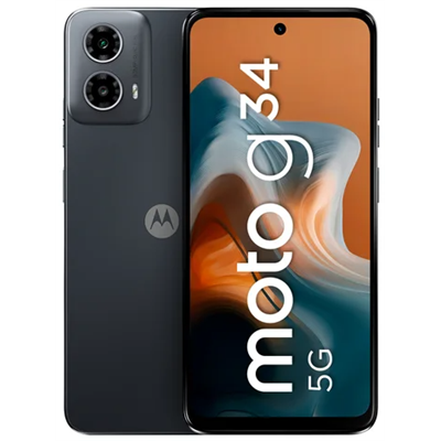 MOTOROLA MOTOROLA moto g34 128GB 5G Charcoal Black - Brand