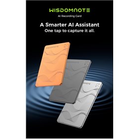 Adattatori & Varie WISDOMUSE NOTE â€“ Dispositivo AI per Registrazione, Traduzione Globale e Sintesi Intelligente Grigio