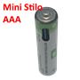 Batterie Ricaricabili USBâ€‘C Batterie AAA Ricaricabili USBâ€‘C 1.5V 356mAh â€“ Confezione da 4