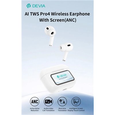 Auricolari TWS con Traduttore simultaneo e AI integrata con display rd ANC