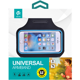 iSport Fascia Supporto Smartphone max 4.7'' Waterproof Nera