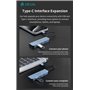 HUB 4 in 1 da tipo C a USB x2 + C + PD 100 W serie Leopard