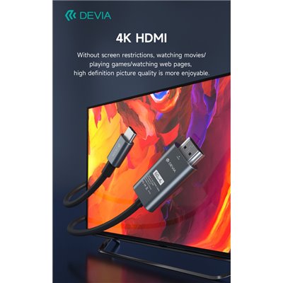 Adattatore da Tipo-C ad HDMI per trasmissione da smartphone a monitor