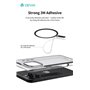 Adesivi Magnetici universali per magsafe su cover 2pz Bianco e Nero