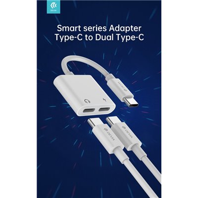 Adattatore Tipo-C per carica e audio connettori Tipo-C