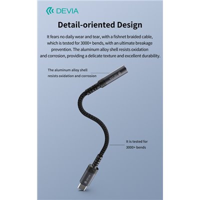 Adattatore Audio iPure da Tipo-C a presa Jack 3,5mm