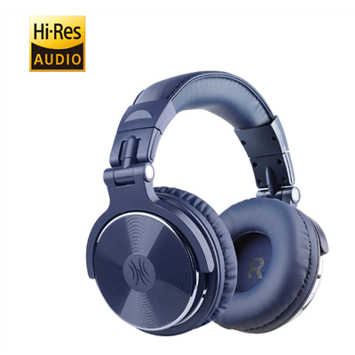 OneOdio Studio Pro 10 Hi-Res Cuffie DJ Cablate c/ Shareporte e Microfono Blue