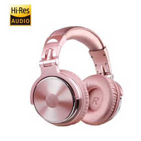 OneOdio Studio Pro 10 Hi-Res Cuffie DJ Cablate c/ Shareporte e Microfono Pink