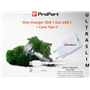 Slim Carica Batterie + Cavo Tipo C 25W 1 Out USB C