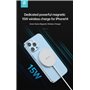 Caricatore Magnetico Mag-Safe per iPhone 3A. 15W. Qi
