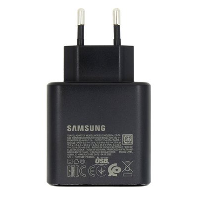 Carica Batteria Samsung EP-TA845EBE 5A. 45W IN BULK Nero