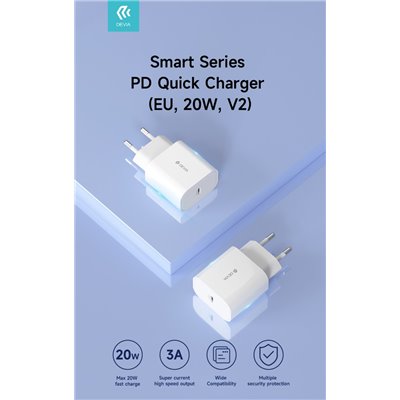 Carica Batterie Uscita Tipo-C carica rapida PD 20 Watt