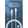 Kintone Cavo da Tipo-C a Lightning 5V 27W 1Mt Carica e Dati