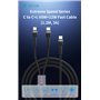 Cavo Carica rapida da C a C+L 60W+12W 1,2 Metri 3 Amper