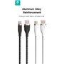 Cavo Intrecciato da Usb a Tipo-C 2,4 A, 1,5 Metri Bianc