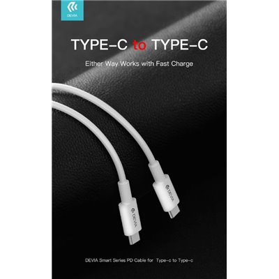 Cavo connessione da Tipo-C a Tipo-C 20V 3A  60W