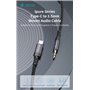 Cavo Audio da Tipo-C a Jack 3.5mm lunghezza 1 mt