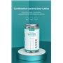 Set Cavi in Barattolo USB-C a USB-C PD 60W Intrecciati Fast Charge (30 pezzi, 1 m, 3A)
