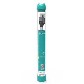 Cavo Bubble Usb A a Tipo-C 2,4A 1 Metro Nero