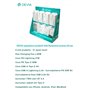 Espositore in Cartone DEVIA con 8 slot 21 articoli, pronto per il punto vendita Include una selezione completa di cavi, caricaba