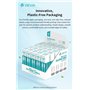 Espositore Kintone 25 Cavi in silicone 5pz A-C 5pz A-L 5pz C-L 10pz C-C cavi 1 m