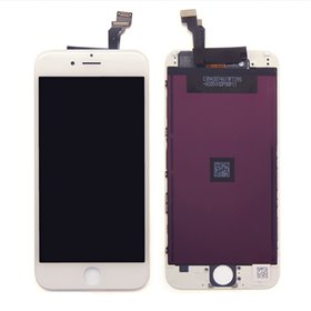 Lcd AA+ OEM Assemblato Alta Luminosita per IPhone 6 Bianco