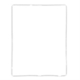 LCD Frame per New iPad (iPad 3) / iPad 4 Bianco