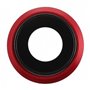 Cornice fotocamera posteriore e obiettivo per iPhone 8 Red