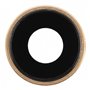 Cornice fotocamera posteriore e obiettivo per iPhone 8 Gold