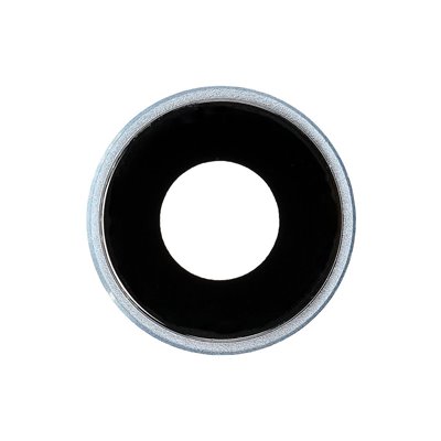 Cornice fotocamera con lente per iPhone XR Blu