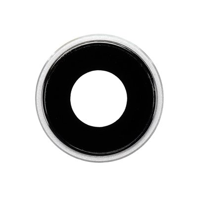 Cornice fotocamera con lente per iPhone XR Bianco