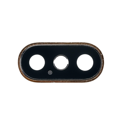 Cornice fotocamera posteriore e lente iPhone XS MAX Gold