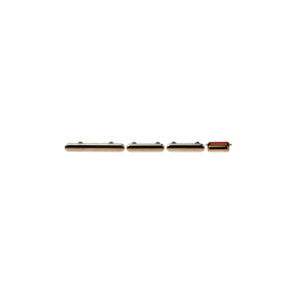 Pulsanti Volume+Mute+Power On/Off per iPhone XS Gold
