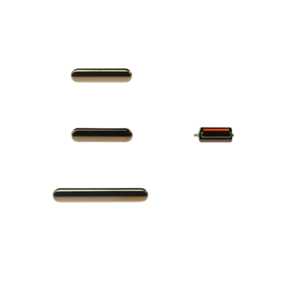 Pulsanti Volume+Mute+Power On/Off per iPhone 11 Pro Gold