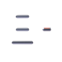 Pulsanti Volume+Mute+Power On/Off per iPhone 11 Viola