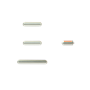 Pulsanti Volume+Mute+Power On/Off per iPhone 11 Bianchi