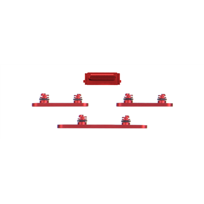 Set pulsanti laterali per iPhone 14/14Plus Rosso