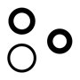Lente fotocamera posteriore per iPhone 14 Pro / 14 Pro Max