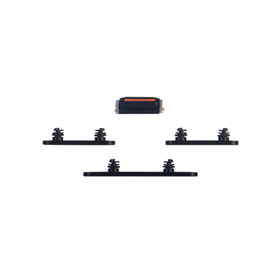 Set pulsanti laterali per iPhone 14Pro / 14Pro Max Nero