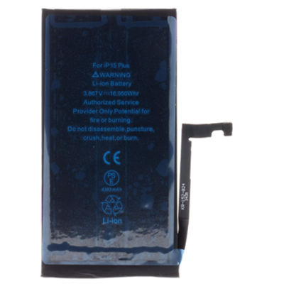 Batteria per iPhone 15 Plus 4383mAh resettata diagnostica