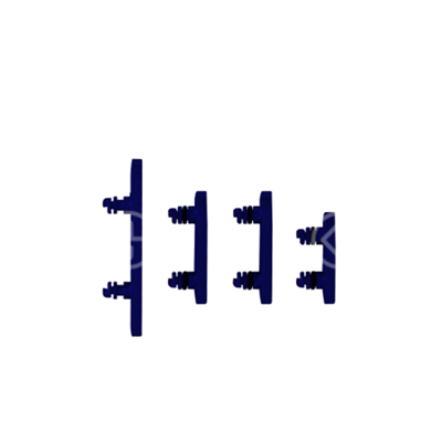 Set pulsanti laterali per iPhone 15 Pro/15 Pro Max Blu Titanio 