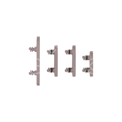 Set pulsanti laterali per iPhone 15 Pro/15 Pro Max Titanio 
