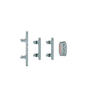 Set pulsanti laterali per iPhone 15/15 Plus verde 