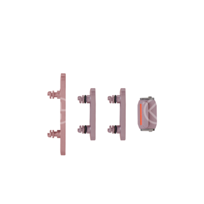 Set pulsanti laterali per iPhone 15/15 Plus rosa 