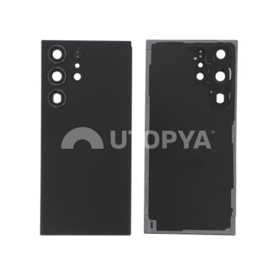 Cover posteriore nera Galaxy S23 Ultra (S918B) (Senza logo)
