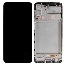 LCD display Samsung A256B A25 5G Black Service Pack GH82-33214A