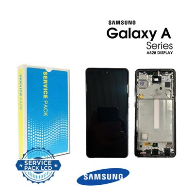 Lcd Samsung SM-A528 A52s 5G Nero Service Pack GH82-26861A
