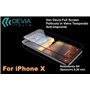 Pellicola vetro temperato Anti Imp Full Screen iPhone X Nera